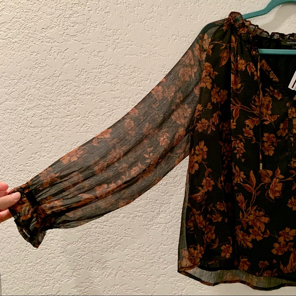 Long sleeve dressy top. NWT